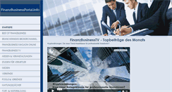 Desktop Screenshot of finanzbusinessportal.info