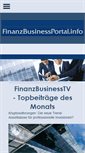 Mobile Screenshot of finanzbusinessportal.info