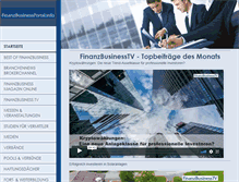 Tablet Screenshot of finanzbusinessportal.info